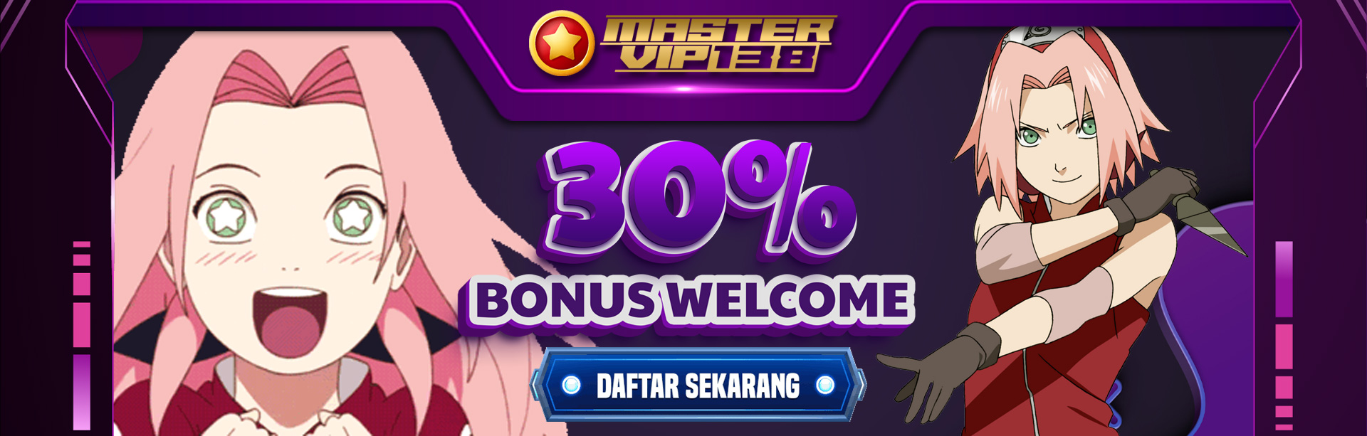 Welcome Back Bonus 30%